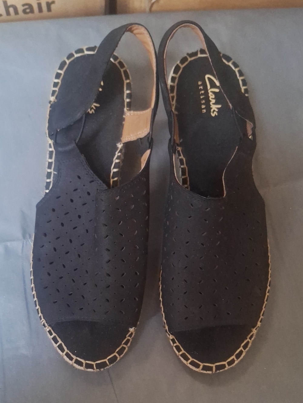 Clarks Petrina Gail Wedge Womens Sandals Size 9
